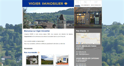 Desktop Screenshot of immo-vigier.com